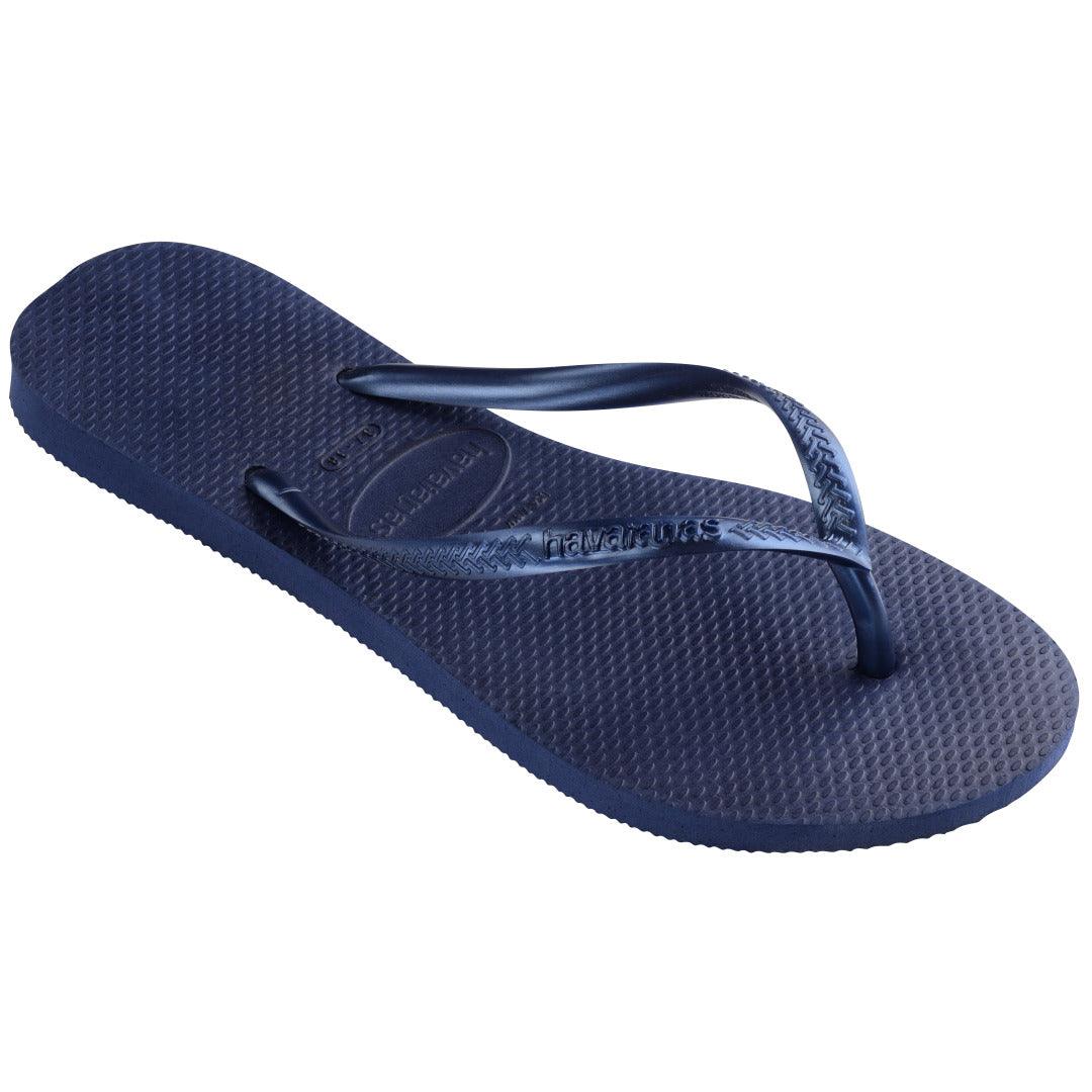 Chinelo Slim Azul Marinho Feminino: Clássico, Leve, Confortável e Versátil