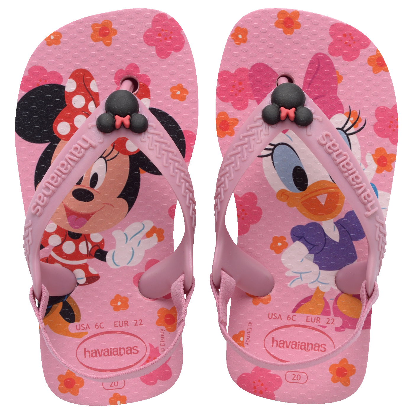 Chinelo Baby Disney Clássicos Minnie e Margarida: Conforto e Fofura Infantil
