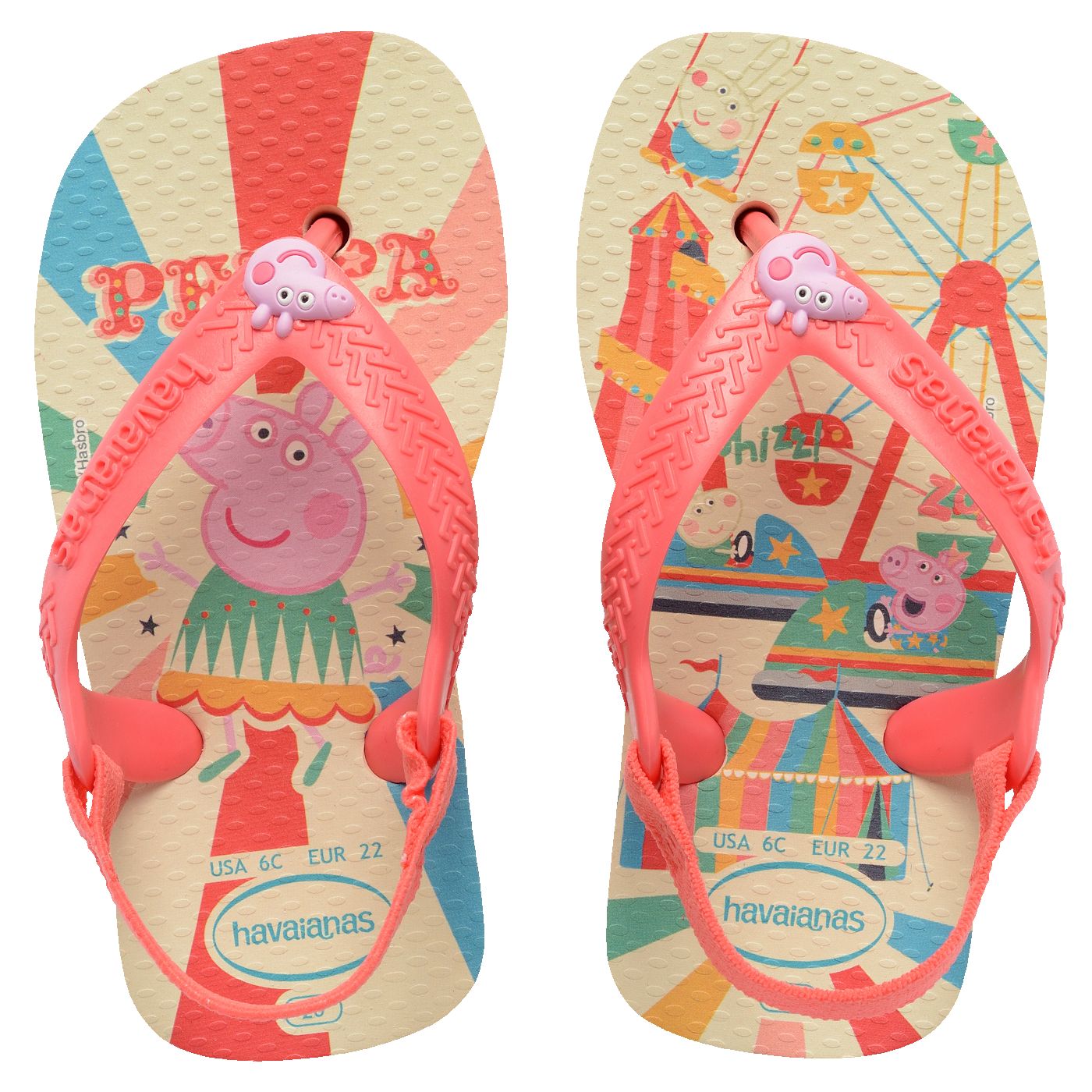 Baby Peppa Pig: Chinelo Infantil Confortável com Elástico para Segurança