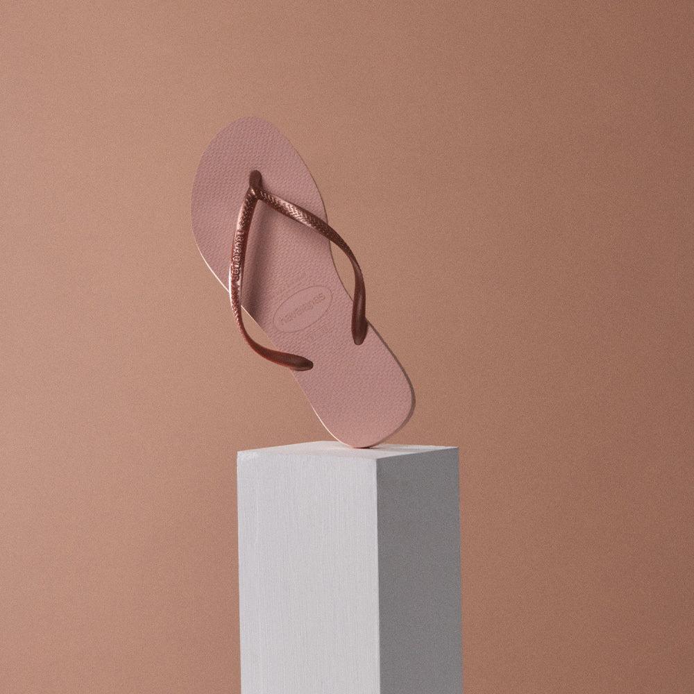 Chinelo  Slim Rosê: Leveza, Conforto e Estilo Feminino Original